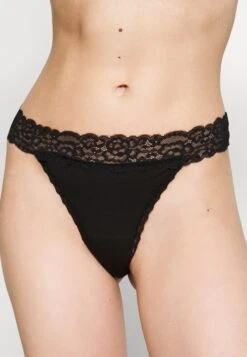 Anna Field 3 Pack Lace Trim Thong - Thong -Fashion Shop ddff339da5074452b6b1fc5ad9c38843