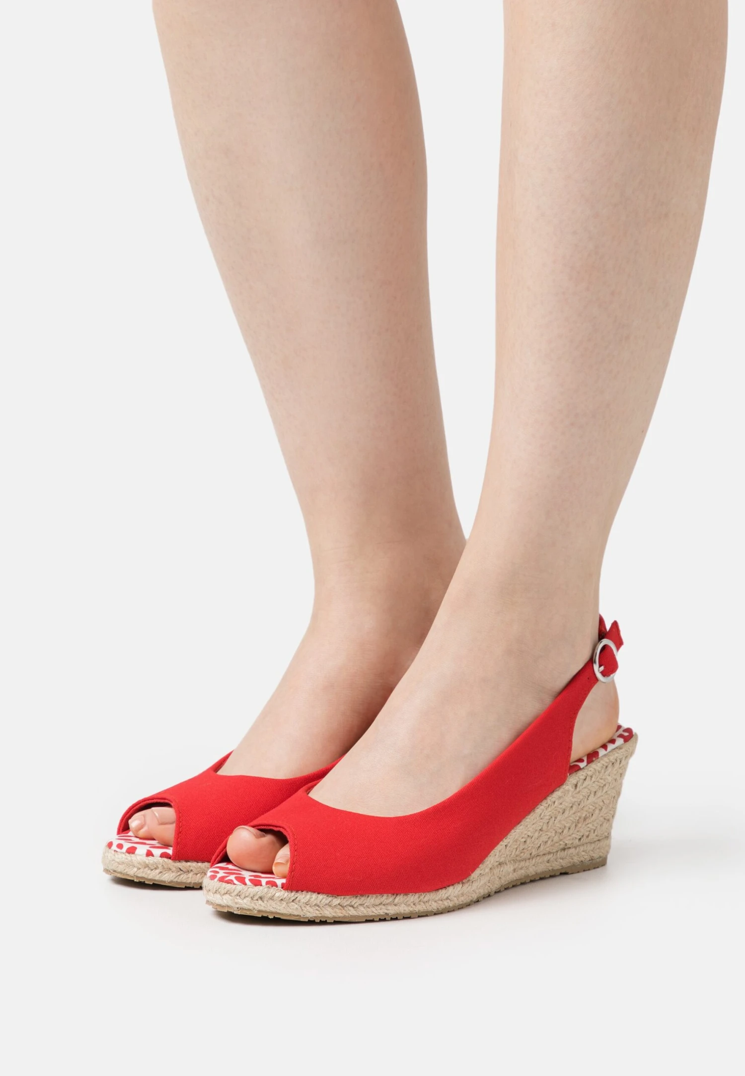 Anna Field Wedge Sandals - Red 1 Anna Field Wedge Sandals - Red