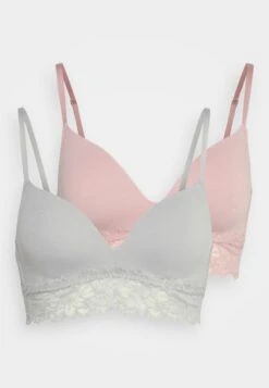 Anna Field 2 Pack - Triangle Bra - Grey/Pink 10 Anna Field 2 Pack - Triangle Bra - Grey/Pink -Fashion Shop e19180bb0c494e8f868572da68b7f122