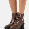 Anna Field Lace-Up Ankle Boots - Brown