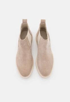 Leather - Ankle Boots - Beige -Fashion Shop ea87cf9a6c104e53a5de51043dbe5e95