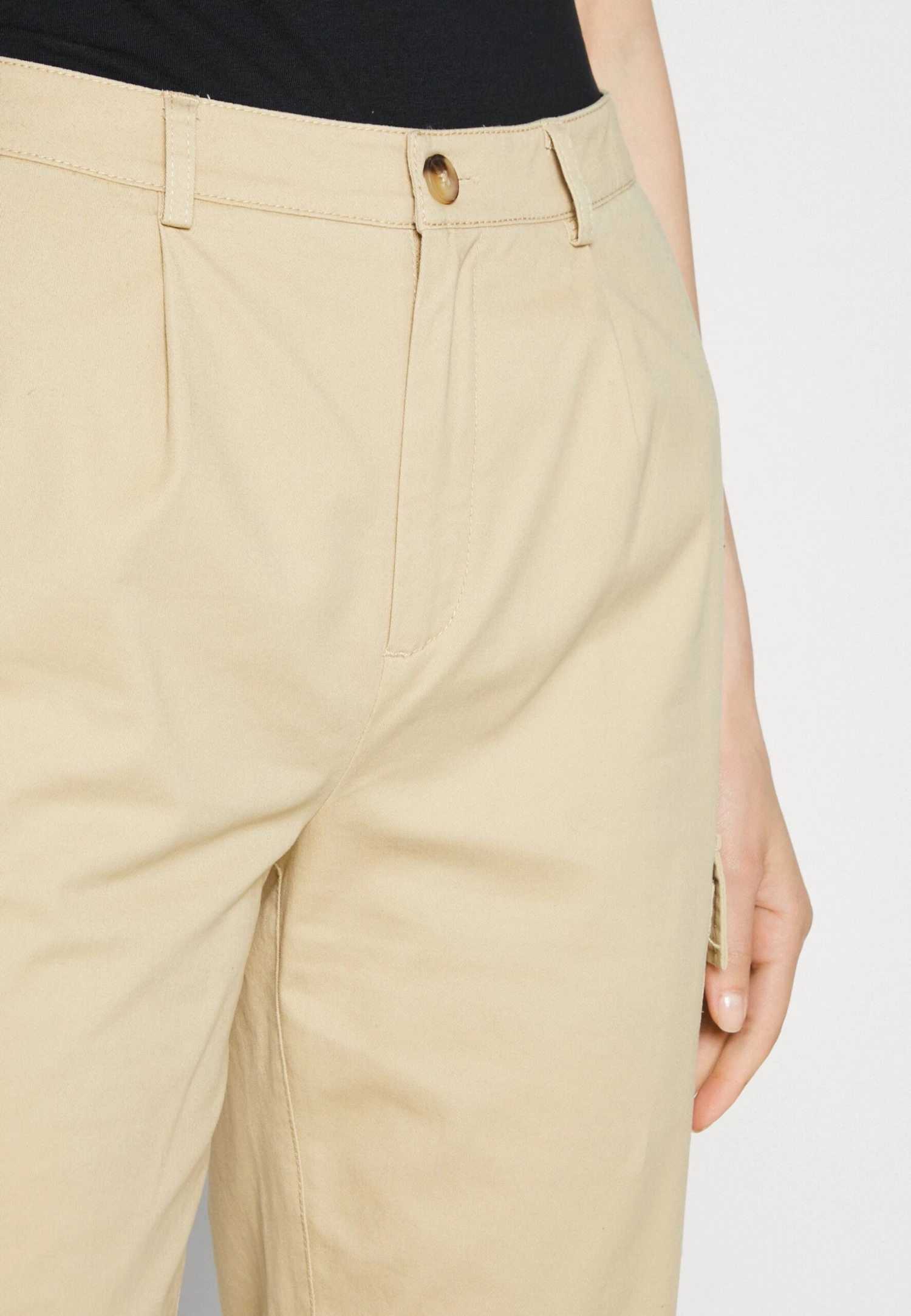 Anna Field Cargo Trousers - Beige 6 Anna Field Cargo Trousers - Beige - Image 6