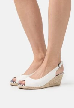 Anna Field Wedge Sandals - White