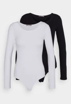Anna Field 2 Pack - Body - Black/White -Fashion Shop ee9b43196fd4458786a3fd0b67a37230