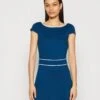 Anna Field Jersey Dress - Blue/White