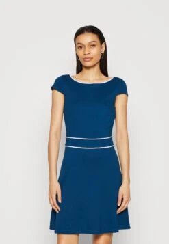 Anna Field Jersey Dress - Blue/White