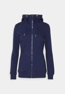 Zip-Up Sweatshirt -Dark Blue 8 Zip-Up Sweatshirt -Dark Blue -Fashion Shop f8a11042bc9045f983307763f6414702