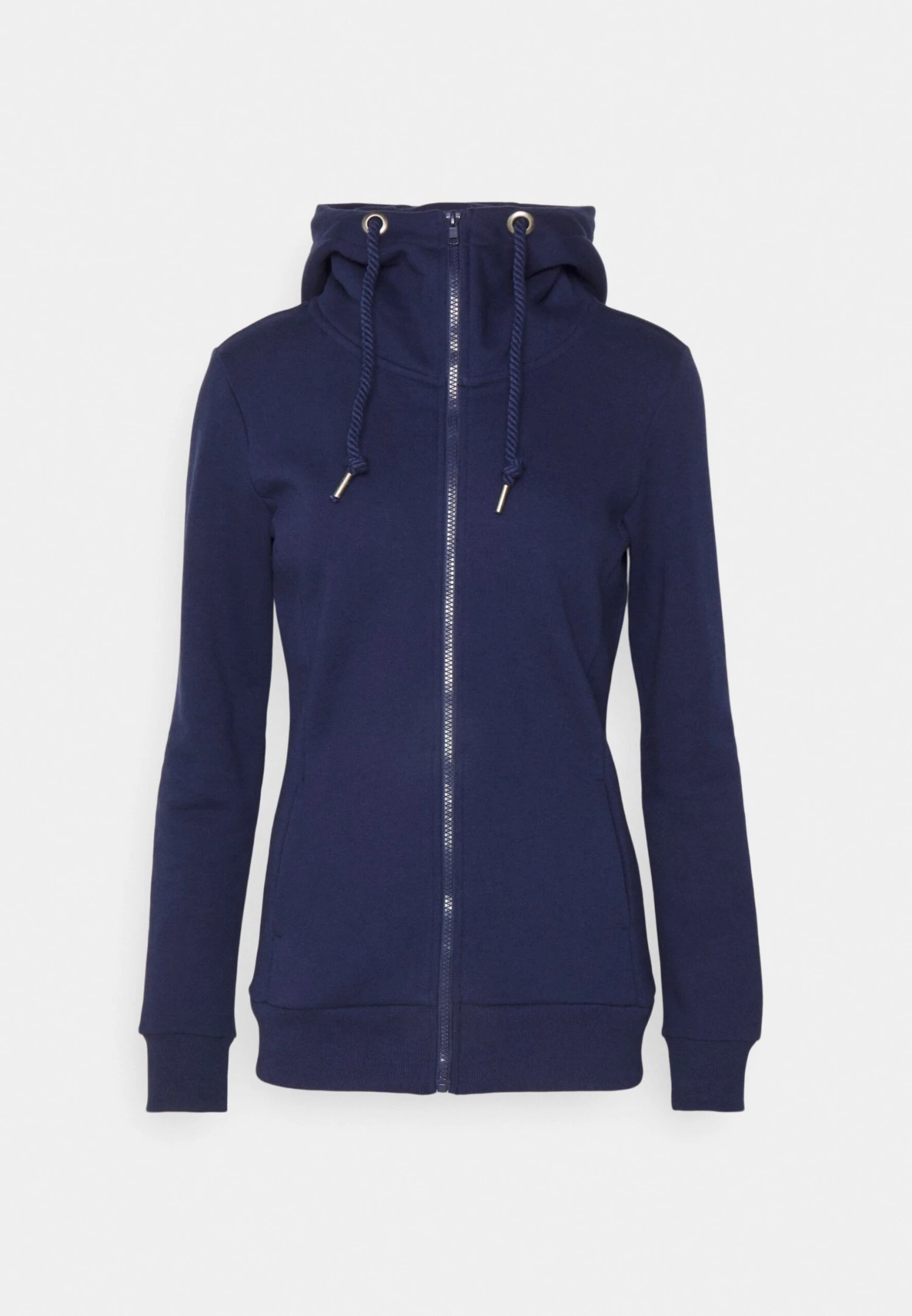 Zip-Up Sweatshirt -Dark Blue 4 Zip-Up Sweatshirt -Dark Blue - Image 4