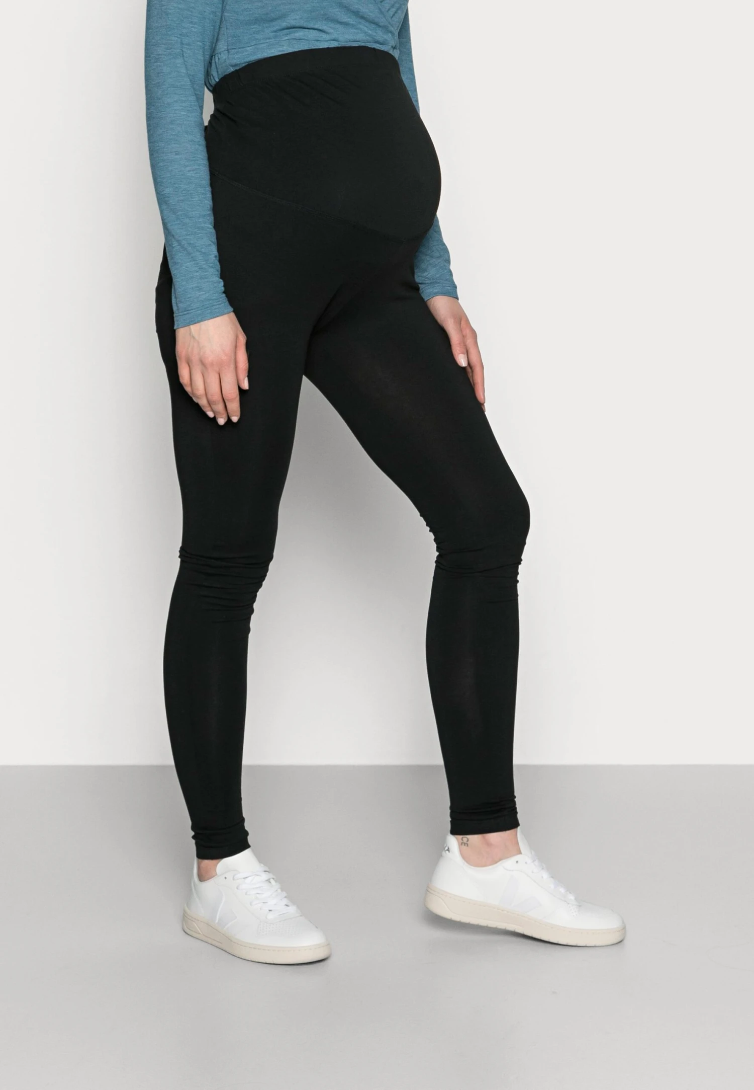 7/8 Length Maternity Leggings 2 Pack - Leggings - Trousers - Black 2 7/8 Length Maternity Leggings 2 Pack - Leggings - Trousers - Black - Image 2