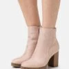 Anna Field Ankle Boots - Light Pink